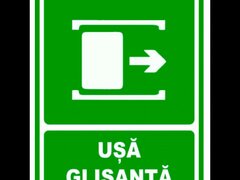 Semn pentru usa glisanta spre dreapta